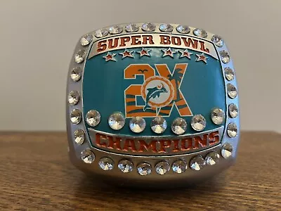 Miami Dolphins Large Replica Super Bowl Ring Paperweight Official Licensed • $50