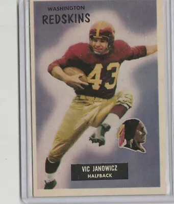 1955 Bowman #133 Vic Janowicz Washington Redskins • $29.99