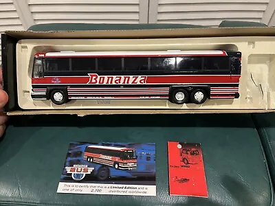 $31 • Buy Corgi 1:50 Bonanza Bus Lines Coach USA MCI 102 DL3 Diecast Bus US53407 USED