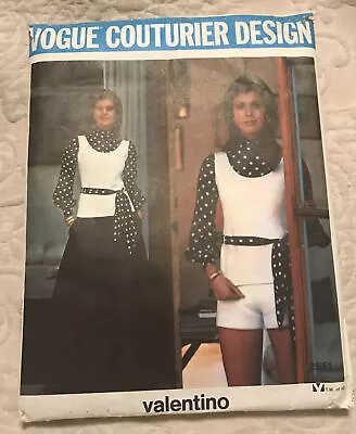 Vintage Vogue Valentino Couturier Uncut Never Used Pattern Sz 14 • $22