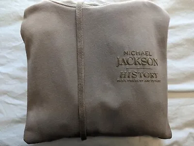Michael Jackson History Hoodie Pullover Sweater (L) Mens Beige • $60