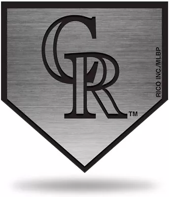 Colorado Rockies Auto Emblem Decal Premium Solid Metal Antique Nickel Design... • $16.79