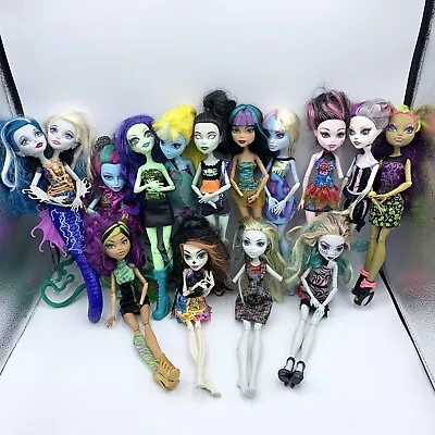 Monster High Dolls Lot Of 14 W/ Clothes *READ* • $199.95