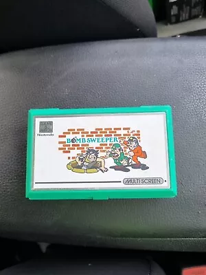 Vintage Original Nintendo Game & Watch Bomb Sweeper Rare Console Works 1987 • $100