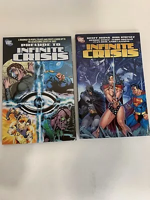 Infinite Crisis & Prelude To Crisis Jimenez And Johns (2008 Trade Paperback) • $15.99