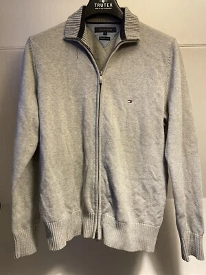 £9.99 • Buy Tommy Hilfiger Men’s Medium Grey Zip Up Cardigan