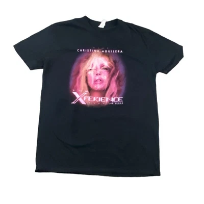 $22 • Buy Christina Aguilera 'The Experience' Las Vegas Adult T-Shirt-Black-XL-GUC
