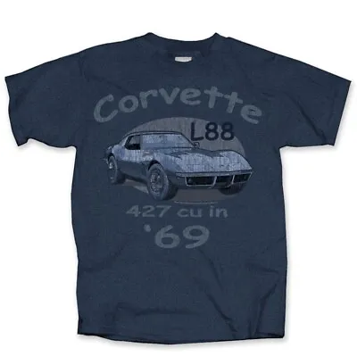 C3 CORVETTE T-SHIRT BLUE 1969 L88 427 Cu. In M-XL24.99+2XL FS NEW • $24.99