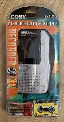 NEW Coby CX-R122 Voice Activated Micro Cassette Recorder Sealed Unopened • $69.99