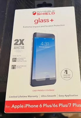 Zagg InvisibleShield Glass+ Screen Protector For IPhone 8 Plus / 7 Plus (5.5 ) • $8.95