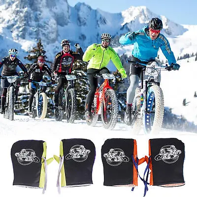 Bike Handlebar Mitts Bike Hand Warmer Waterproof Windproof Cycling Mittens • $13.40