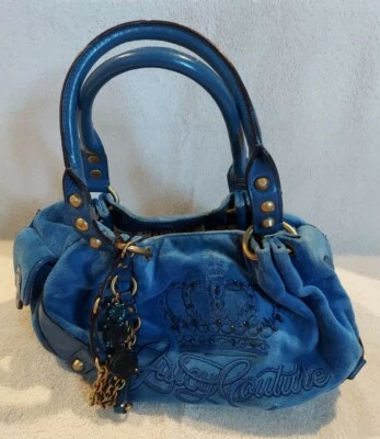 $100 • Buy Vintage Juicy Couture Handbag Blue