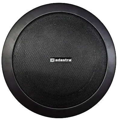 Adastra EC56V Metal Quick Fit 100V Line Ceiling Speaker 5.25  6W - Black • £19.92
