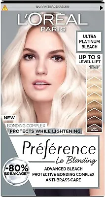 L'Oreal Paris Preference Permanent Hair Colour Blonde Dye Ultra Platinum • £13.05