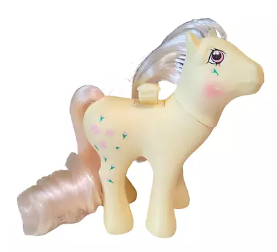 My Little Pony Flutter Rose Dust 1986 G1 Hasbro Bradley MLP Salon Hair Vintage • $24.95