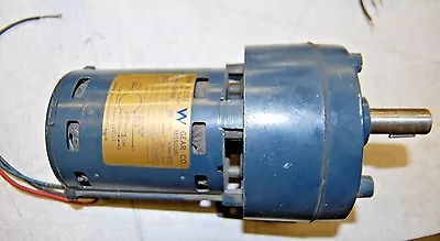 Von Weise V00305AD88 115V 1.2A 1/10HP 1-Phase 14:1 Ratio Motor • $80