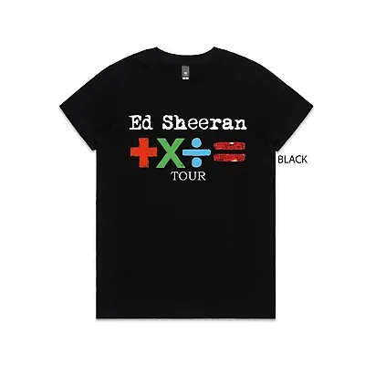 Ed Sheeran T-Shirt Mathematics Tour T- Shirt 2023 Tour Merchandise BLACK • $35