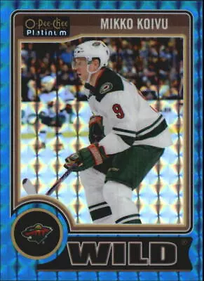 2014-15 O-Pee-Chee Platinum Blue Cubes #4 Mikko Koivu /65 • $8