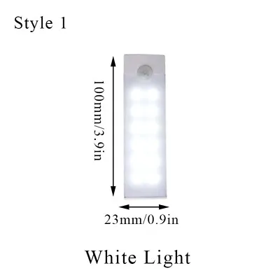 $3.29 • Buy LED PIR Motion Sensor Strip Light USB Rechargeable Magnetic Cabinet Closet Lamp✿