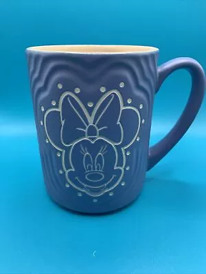 Minnie Mouse Disney Parks Original & Authentic Purple Coffee Mug Embossed  3D  • $23.94