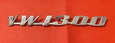 Vw 1300  - Vintage  Metal Car Badge / Emblem - 235 X 22  Mm • $17.04