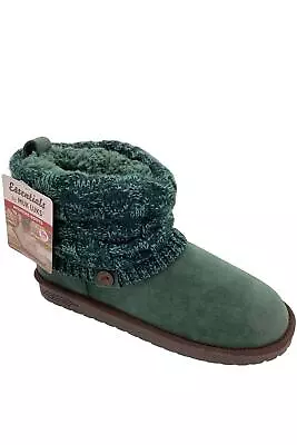 Muk Luks Sweater Knit Winter Boots Laurel Green • $27.99