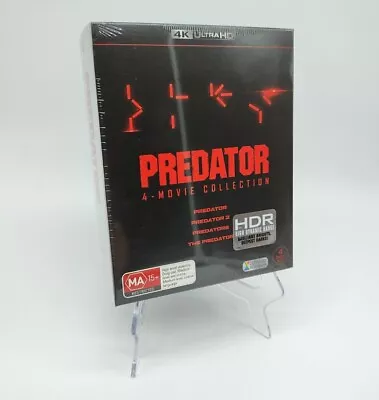 *Brand New & Sealed* Predator 1-2-3-4 Movies Complete Boxset 4k Ultra UHD Bluray • $82.95