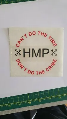 £4.99 • Buy HMP Prison Vinyl Sticker Decal ..... Customizable