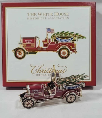 £16.31 • Buy 2016 White House Historical Association Christmas Ornament 3D Antique Fire Truck