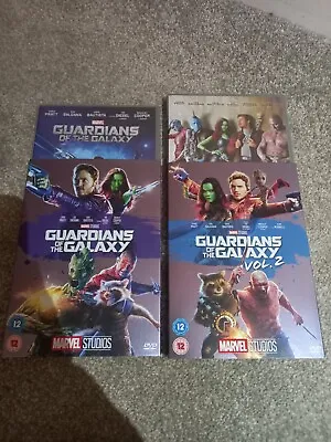 Marvel Guardians Of The Galaxy Vol.1 And VOL.2[DVD] [2017] Phase 2 +3 Sleeve • £20.95