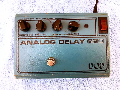 DOD Analog Delay 680 Musical Instrument Effect Pedal -Early 80's- WORKING • $110.99