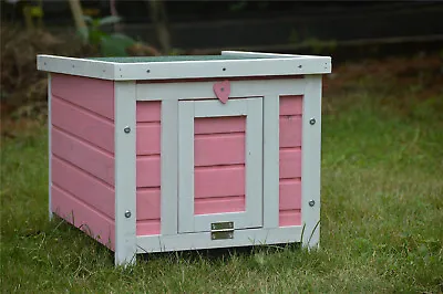 Pink Hide House For Rabbit Play Pen Enclosure Run Runs Chicken Duck Tortoise • £34.99