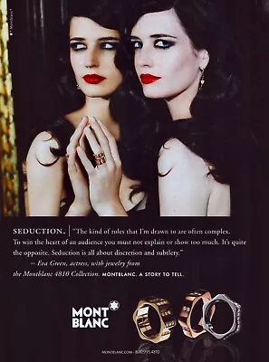 2008 Eva Green For MONT BLANC Jewelry ~ VINTAGE PRINT AD • $9.99