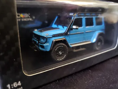 ARBOX MERCEDES-BENZ BRABUS 550 G-CLASS ADVENTURE 4x4 Blue 1:64 AlmostReal SEALED • $44.45