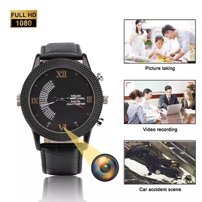 HD 1080p Mini Camera Wrist Watch Video Recorder DVR Security Camera Night Vision • $43.99