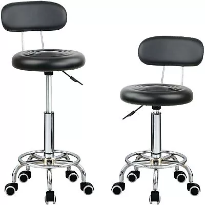 £26.50 • Buy Stool Swivel Chair Height Adjustable 360° Chair Office Round Desk Bar Stool UK