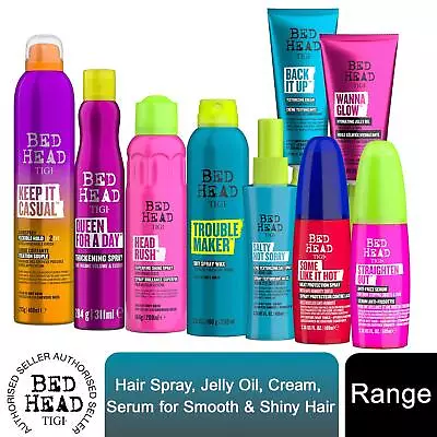 Bed Head By Tigi Hair Spray Jelly Oil Cream Serum For Smooth & Shiny Hair • £13.99