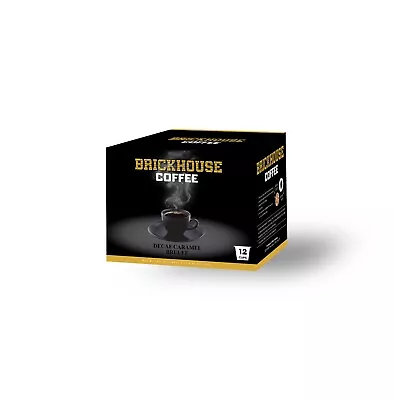 Brickhouse Single Serve Coffee (Decaf Caramel Brulee 12 Count) • $10