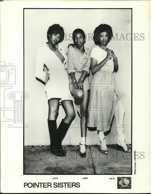 1982 Press Photo Pointer Sisters Ruth June & Anita - Lrp66623 • $17.99