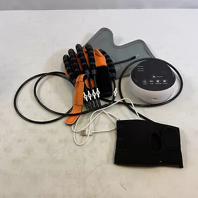 Sayorg Black Orange Left Hand Rehabilitation Robot Gloves Size Medium • $79.99