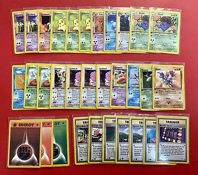 1st Edition Pokemon Card Lot - Neo Genesis Set 2000 - Vintage WOTC Collection • $60