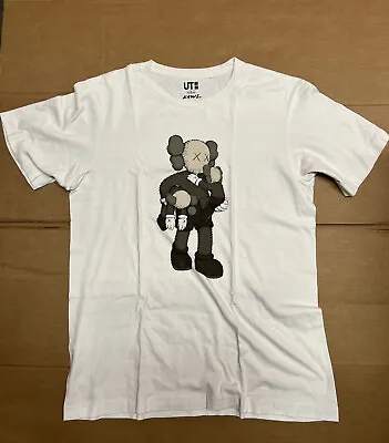 KAWS X Uniqlo Clean Slate Tee (US Sizing) White - Size L • $40