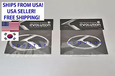 2013 2014 2015 For KIA FORTE KOUP KDM  FRONT/BACK 3D K Logo Badge Emblem • $29.99