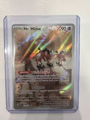 Pokémon TCG Mr. Mime Scarlet & Violet - 151 179/165 Holo Illustration Rare NM • $0.99