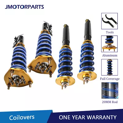 4PCS Full Coilovers Struts For 89-94 Nissan S13 240SX Adjustable Height • $209.97