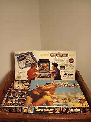 WWF Wrestlemania VCR Board Game / Great Condition / Vintage Board Game • $15.87