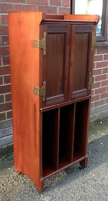 Victorian Antique Christopher Dresser Gregory Co. Mahogany Music Filing Cabinet • £1495