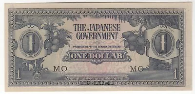 1942-45 Malaya 1 One Dollar Banana Money Banknote • £12.75