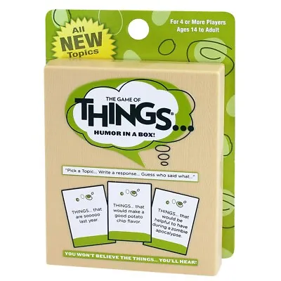 $15.50 • Buy The Game Of Things