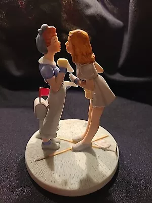 1988 Gorham Limited Ed Norman Rockwell Porcelain Figurine CONFRONTATION • $12.99